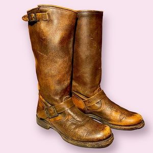Tall Leather Frye Boots
